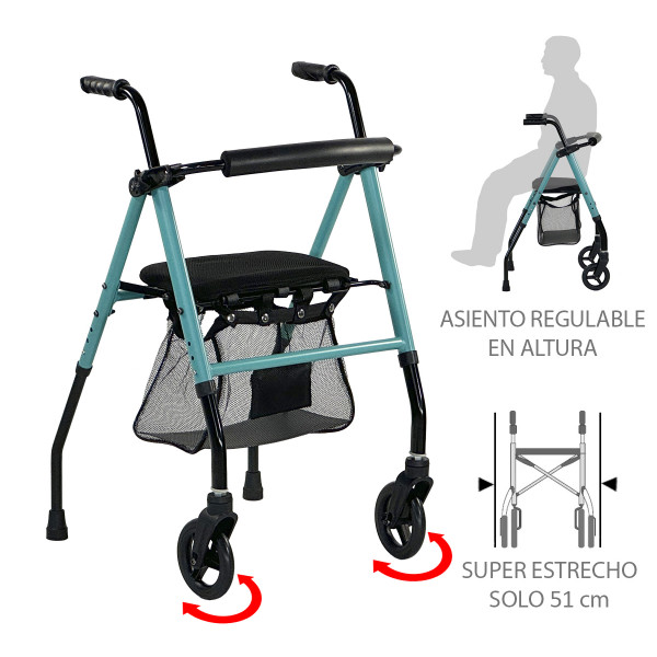 Andador de aluminio ZEN LITE