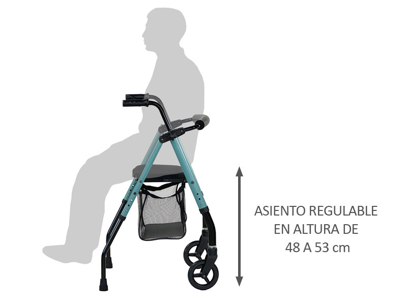 Andador de aluminio ZEN LITE