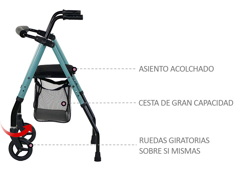 Andador de aluminio ZEN LITE